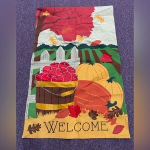 Autumn Welcome Decorative Outdoor Flag